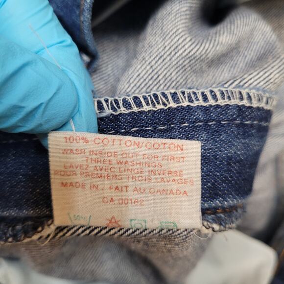 Vintage 80s Levis 619 Orange Tab Jeans Mens 37x28 Made in Canada - Picture 10 of 10